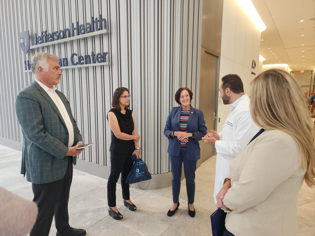 Secretary Arkoosh visits Jefferson Health's Honickman Center