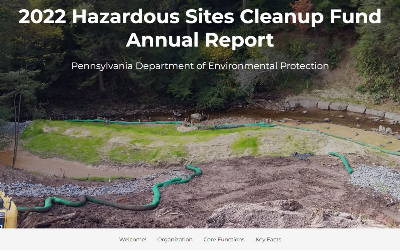 2022 Hazardous Sites Cleanup Fund Annual Report