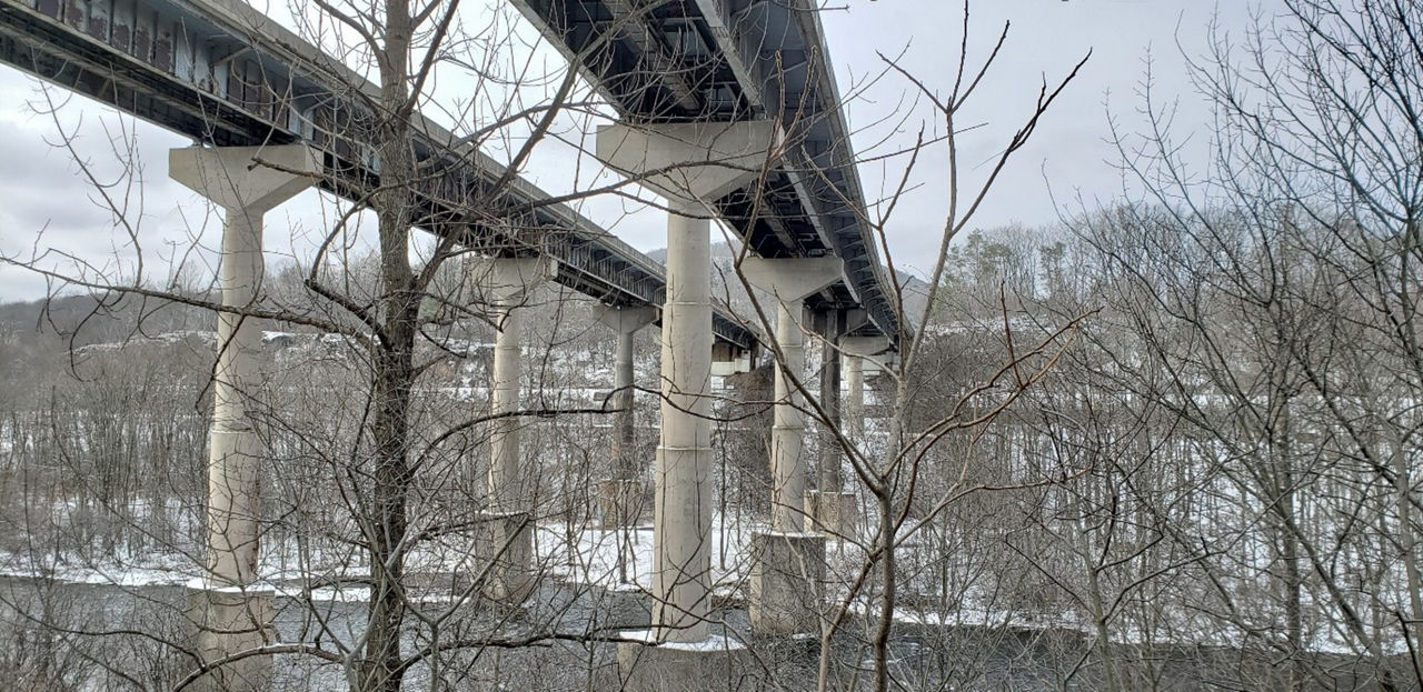 I-80 over Lehigh River Bridge