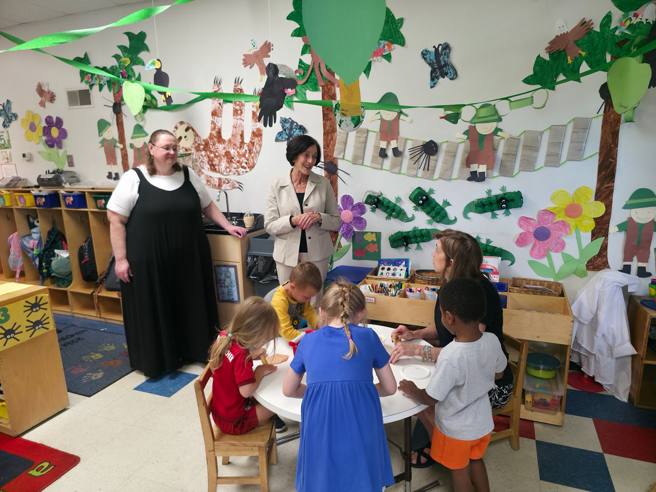 Secretary Arkoosh visits Sunshine Corners child care center