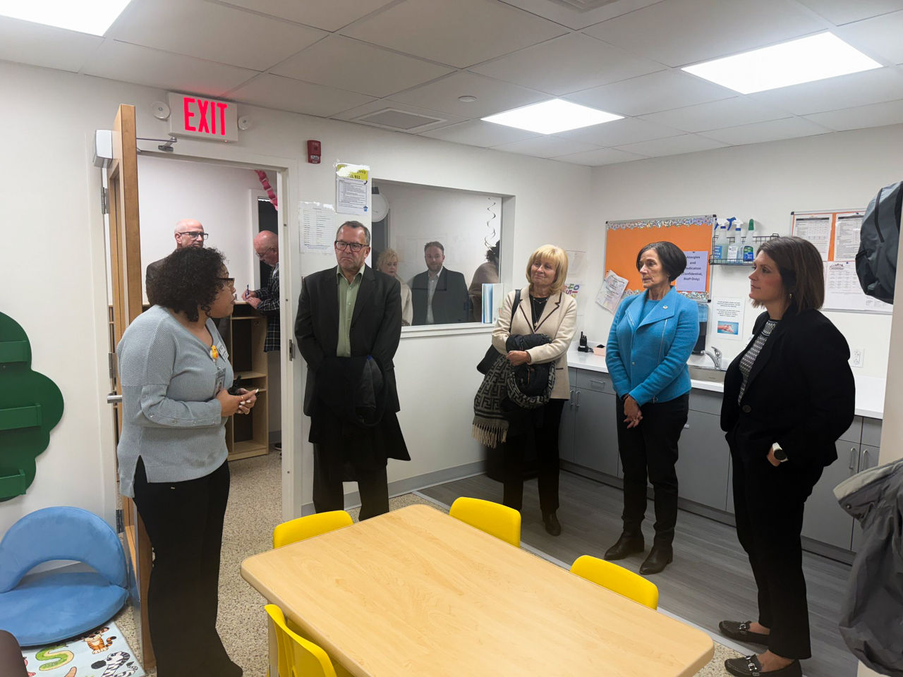 DHS Secretary Val Arkoosh tours Patton Avenue Learning Center 