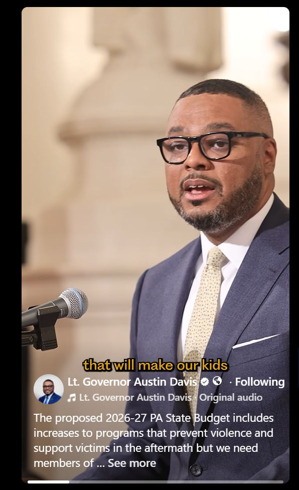 Lt. Gov. Austin Davis at yesterday’s news conference