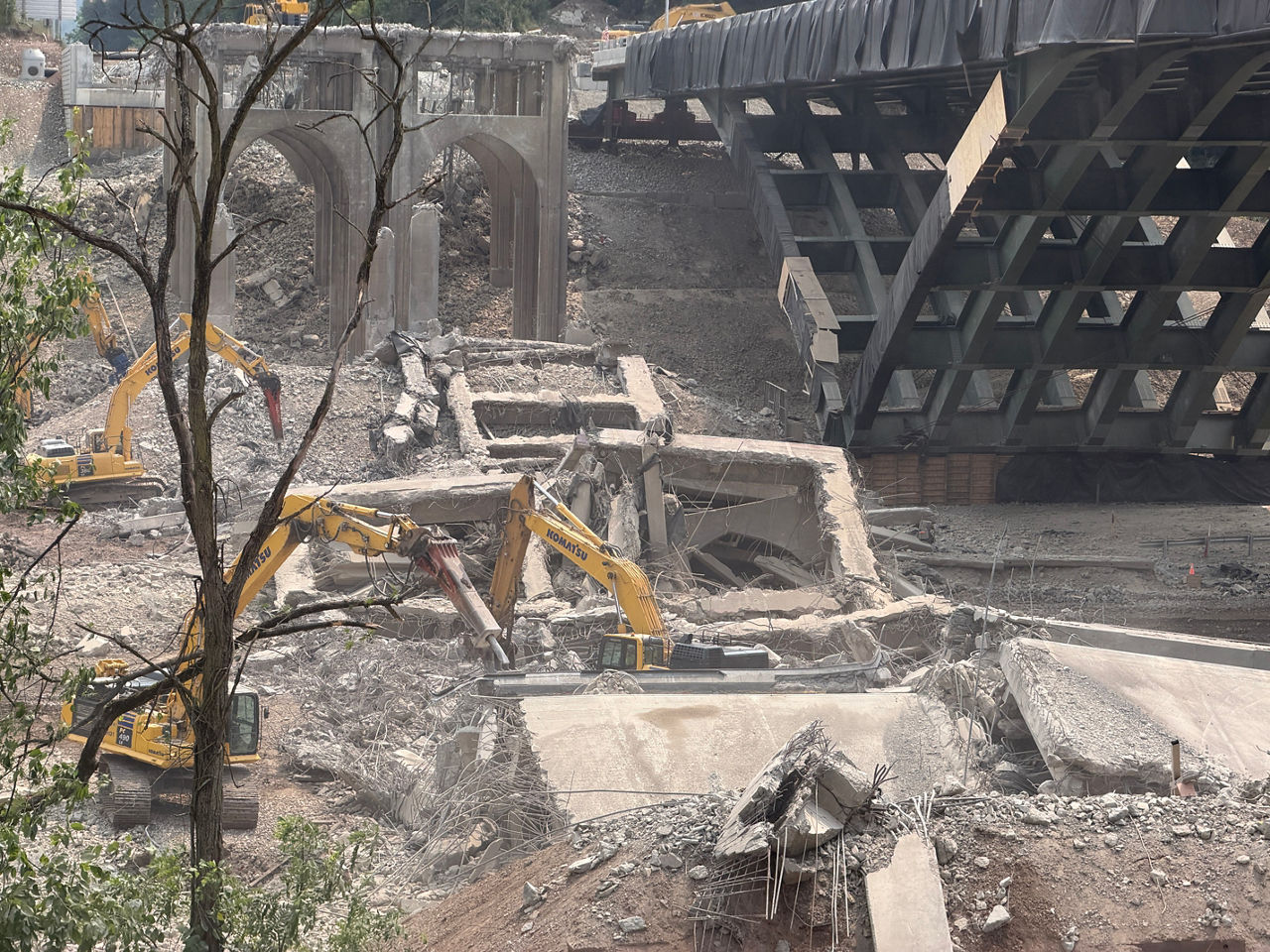 07/16/2026 Clearing Debris After Explosive Demolition