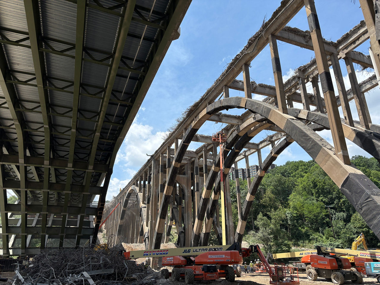 07/13/2026 Deck Removal of Former Bridge