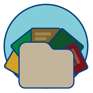Folder with papers