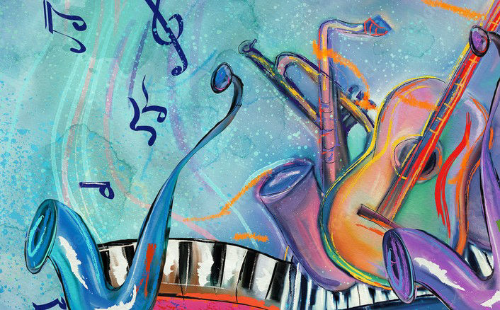 Jazz Music Painting
