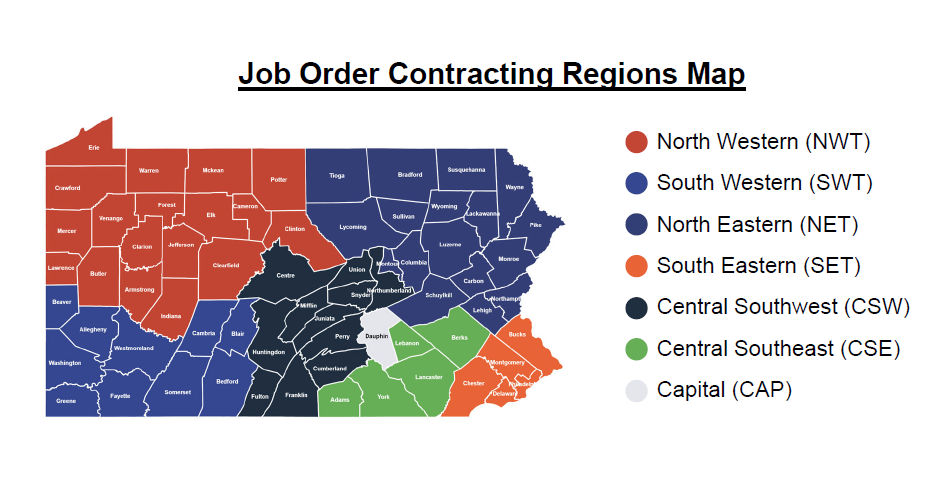 Job Order Contracting Map