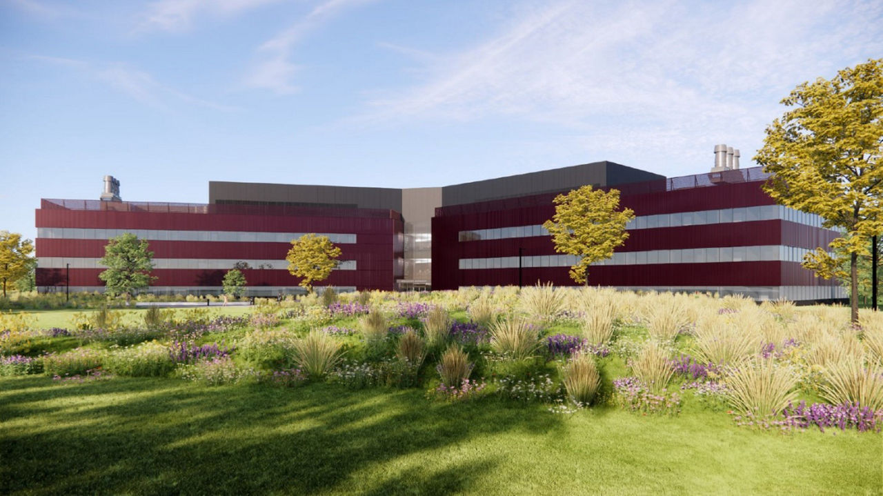  Exterior Rendering of Joint Lab Facility