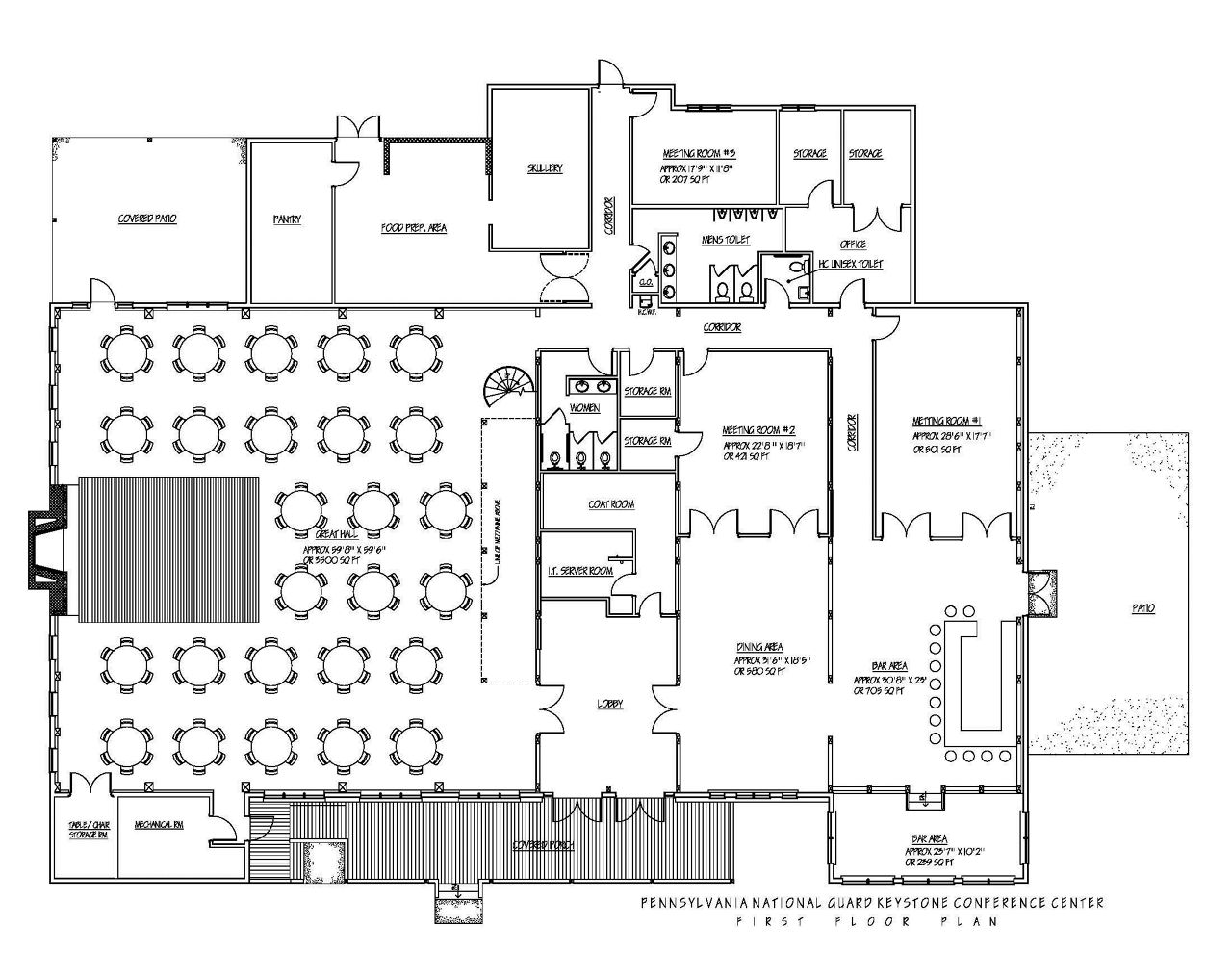 Floorplan of the KCC