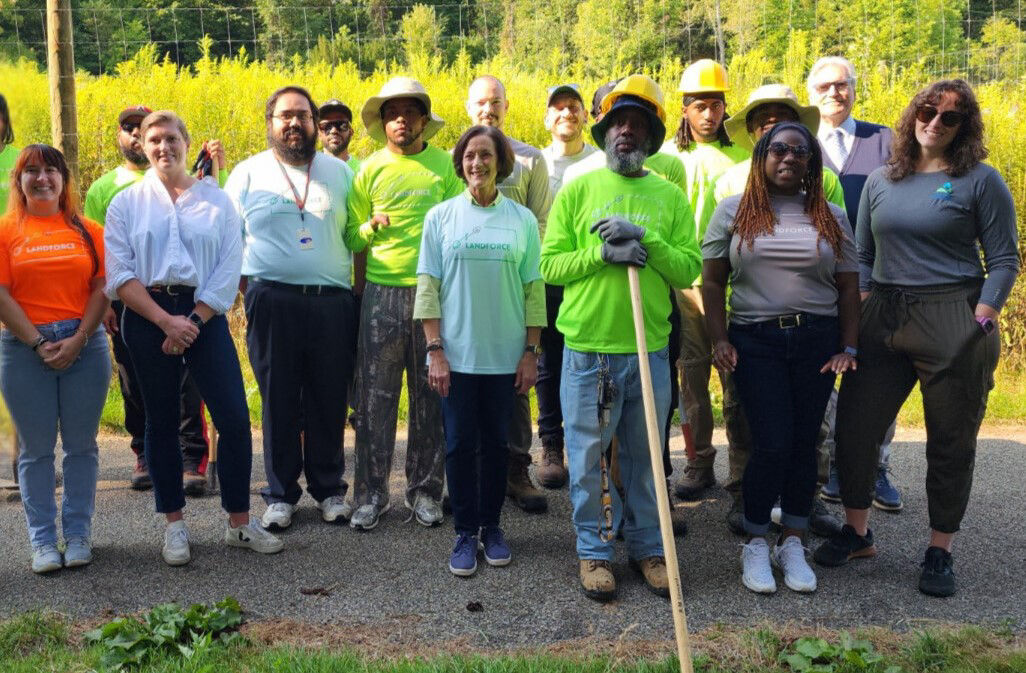 Secretary Dr. Val Arkoosh tours an employment and training program job site that provides voluntary employment and training programs for people receiving SNAP