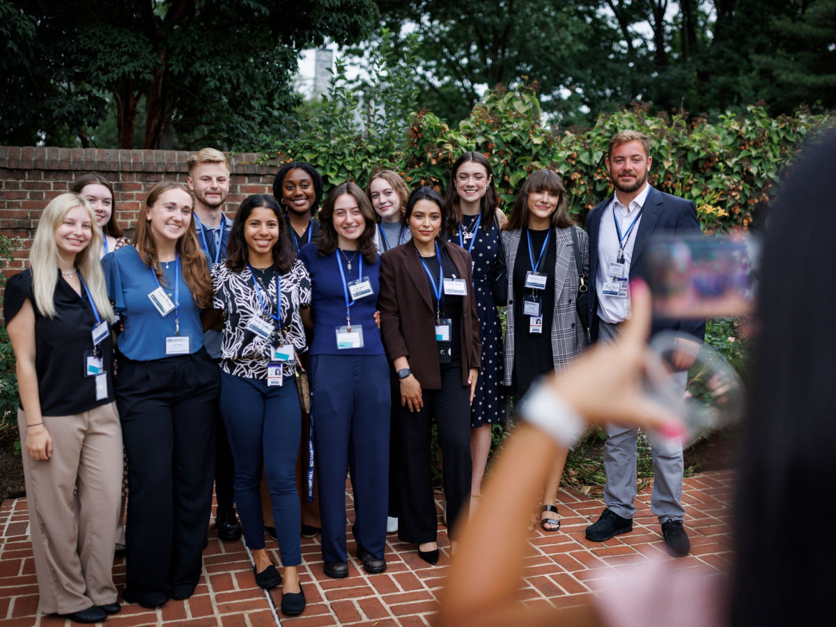 group shot of interns