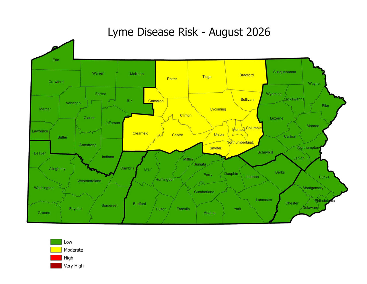 Lyme Disease Risk - July 2026