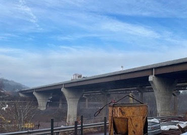 Eastbound Newly Constructed Bridge