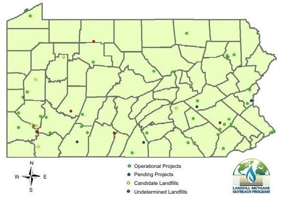 Pennsylvania Landfill Methane Projects