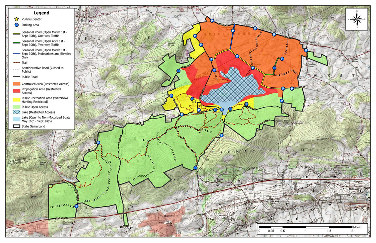 Middle Creek General Brochure Map