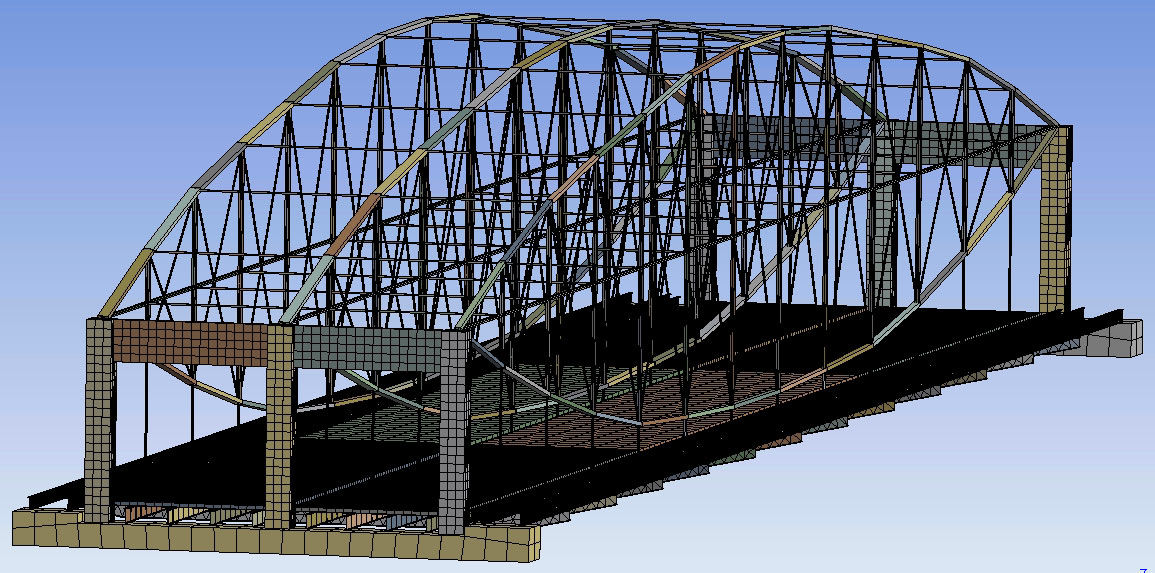 Model of the Smithfield Bridge