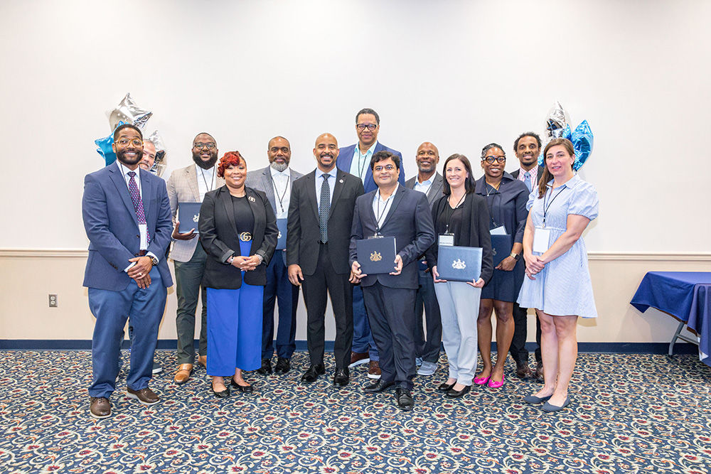 2024-2025 Mentor Protege Program Cohort with DGS Secretary Reggie McNeil and BDISBO Deputy Secretary Erica Patterson