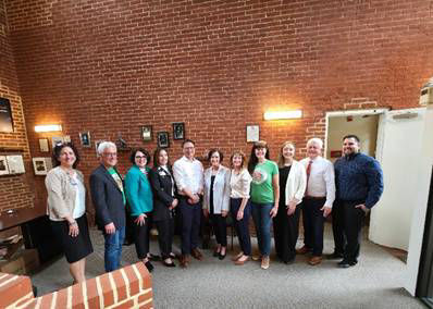 DHS Secretary Arkoosh meets with leadership from New Bethany for a roundtable discussion on the importance of access to healthy food for individuals, families, and communities. 