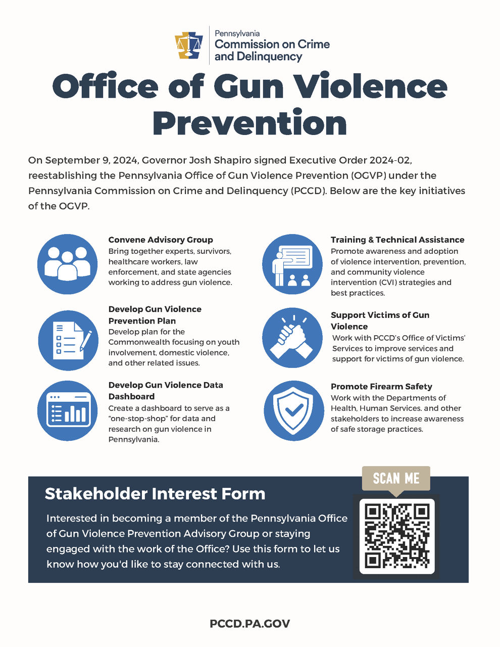 Office of Gun Violence Prevention One Pager 