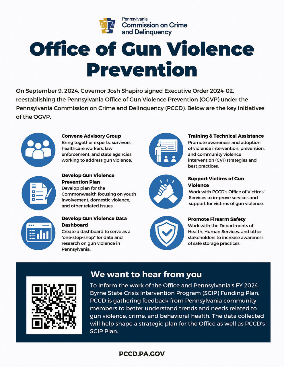 Office of Gun Violence Prevention One Pager 