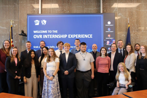 The Shapiro Administration welcomes 10 Pennsylvania college students with disabilities to the 2025 Office of Vocational Rehabilitation (OVR) summer internship program