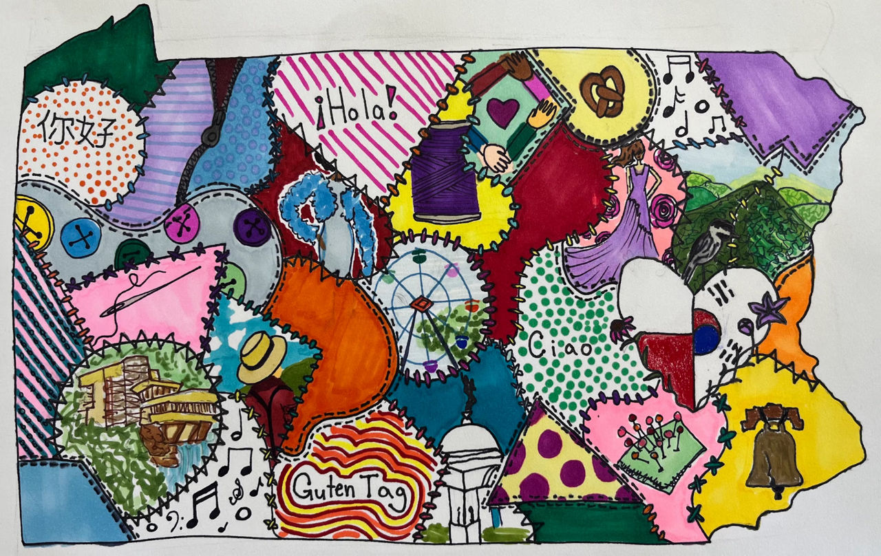 PA Stitched In Harmony by Olivia Orloski
