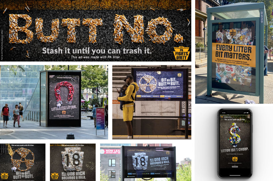 Examples from the PA Fights Dirty Campaign