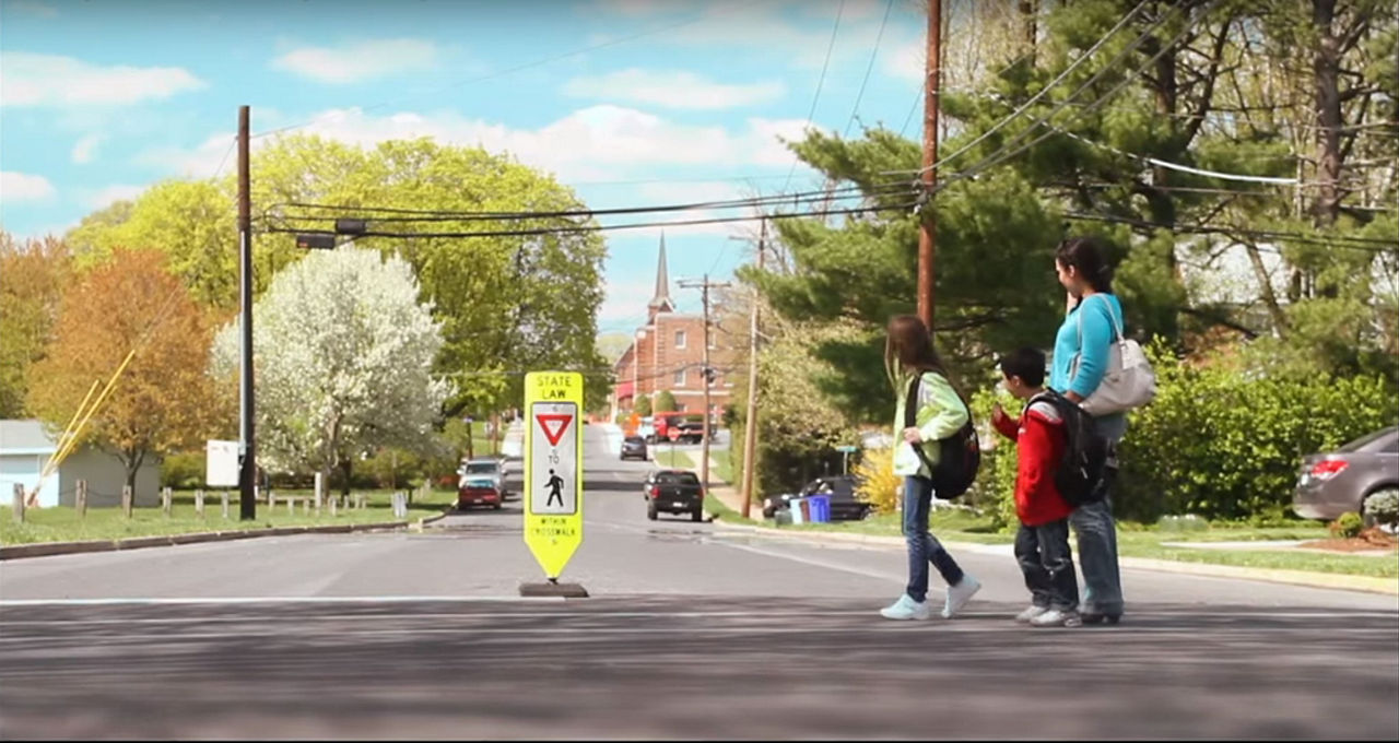 Pedestrians Crossing