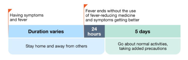 Example 1. Person with fever and symptoms