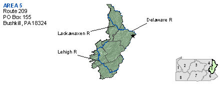 Diagram showing PFBC fisheries management area 5