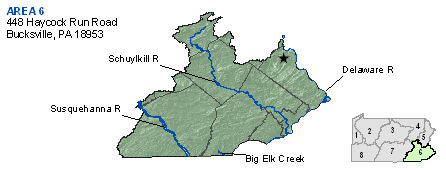 Diagram showing PFBC fisheries management area 6