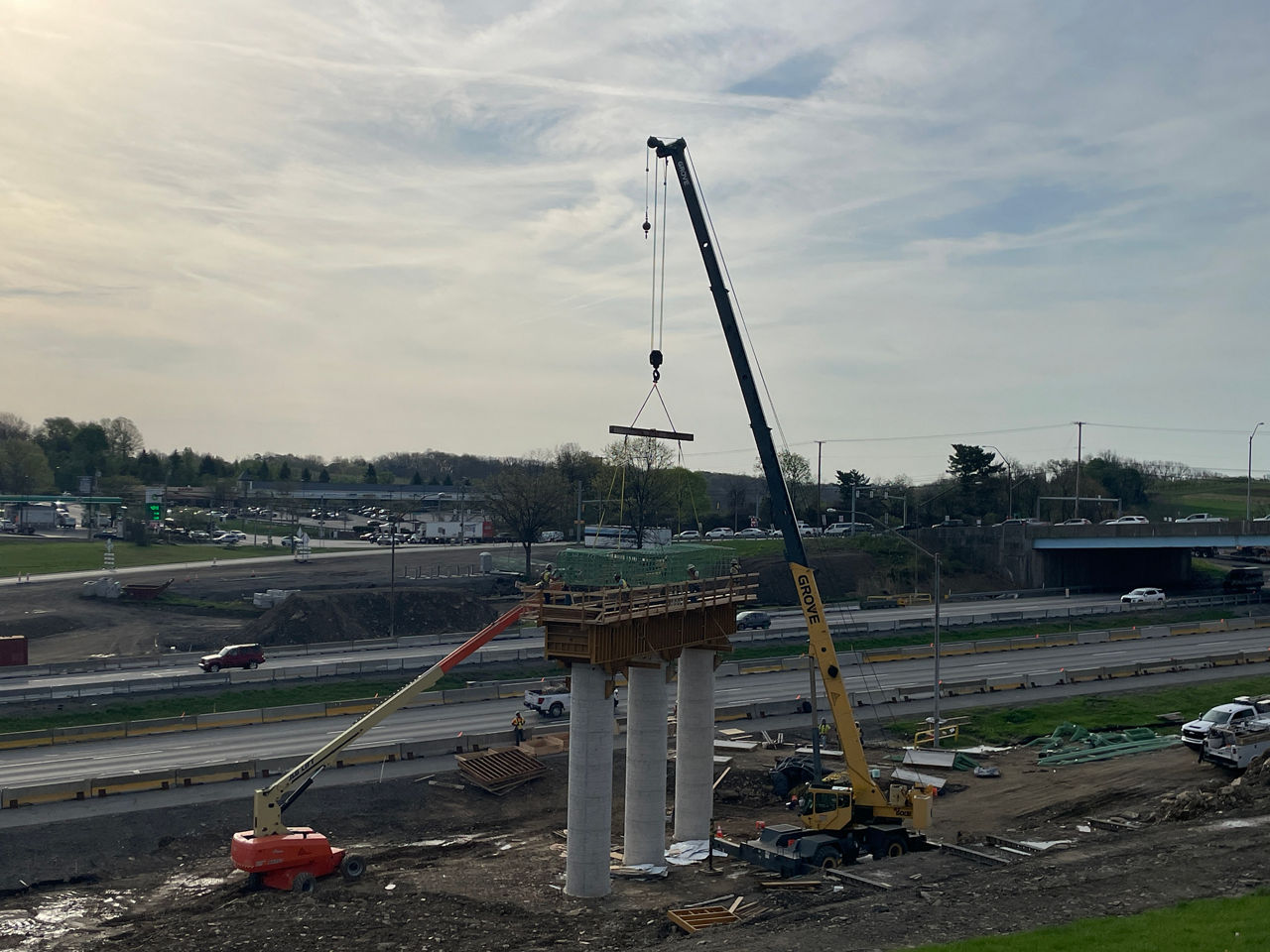 photo of construction activities on April 16, 2026