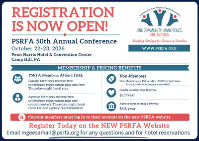 PSRFA 50th Annual Conference – Registration Open, PSRFA 50th Annual Conference – Registration Open