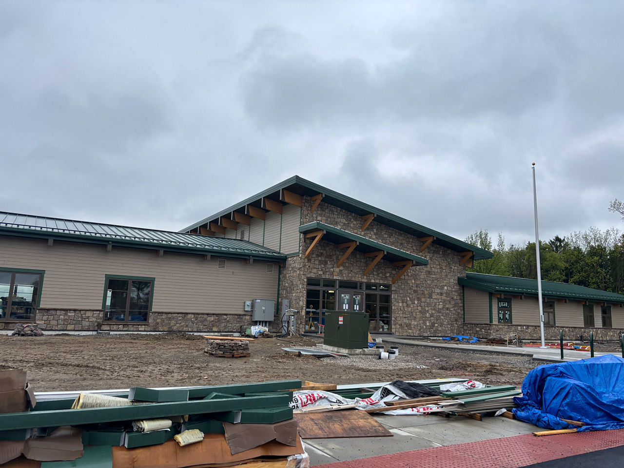 Pymatuning Wildlife Learning Center Under Construction