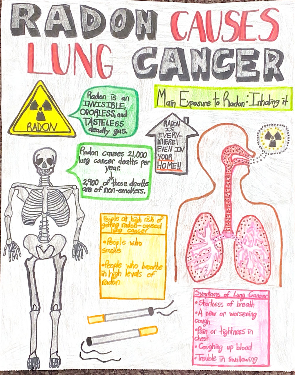 #2 Second Place - Radon Causes Lung Cancer