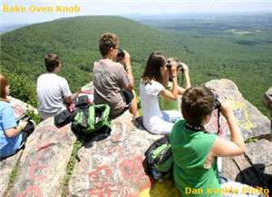 Hawk watchers at Bake Oven Knob