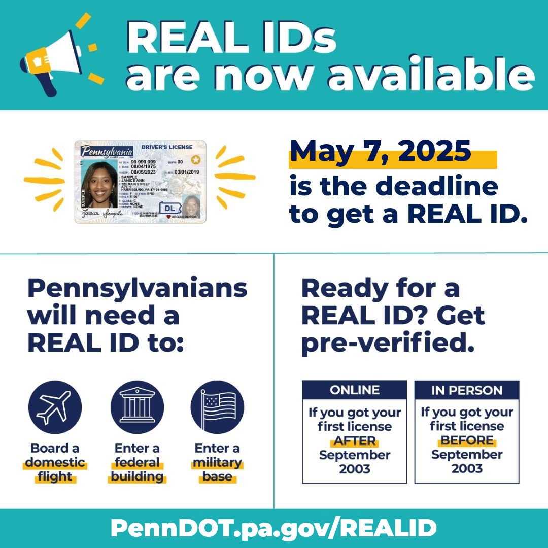 REAL IDs are now available