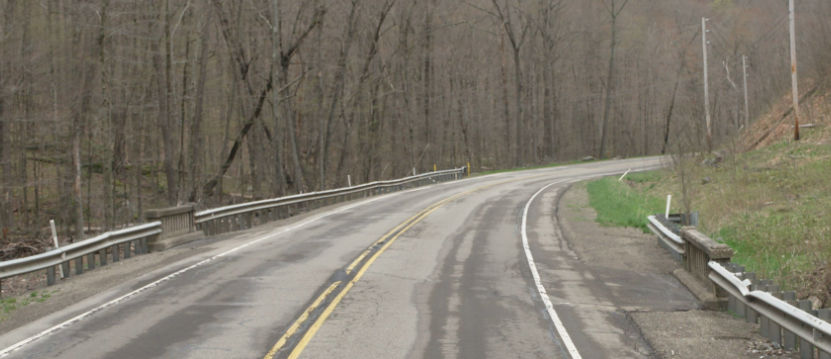Route 120 bridge spanning Big Run