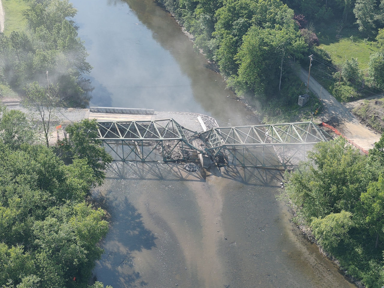 Route 6 bridge in landing area