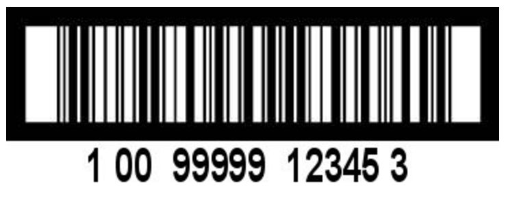 SCC barcode placement example