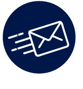 Sending mail icon.