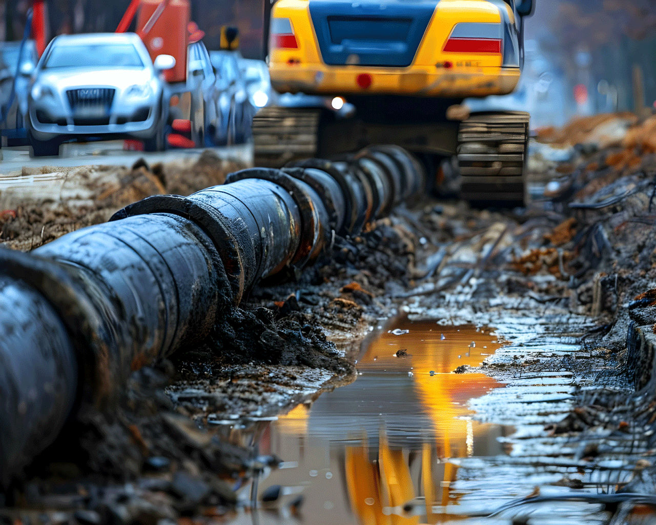 Picture of a sewer project in Lititz