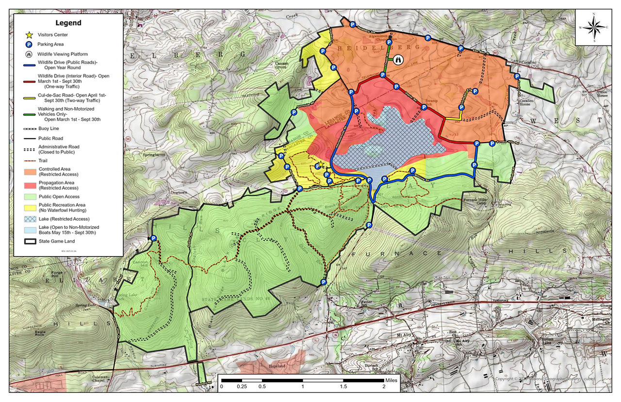 Middle Creek General Brochure Map