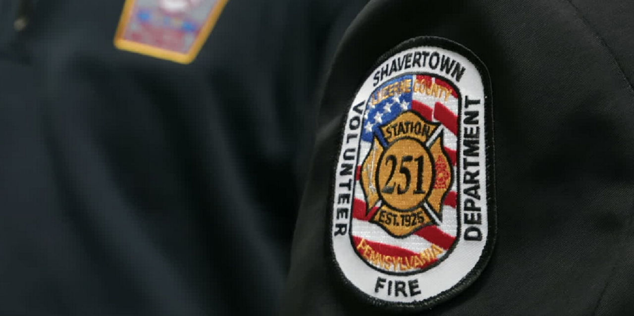 A patch reads "Shavertown Volunteer Fire Department, Station 251, established 1925"