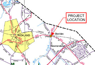 Sheridan Road Superstructure Replacement Map Snip