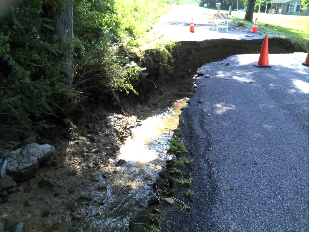 Washed Out Stream Culvert