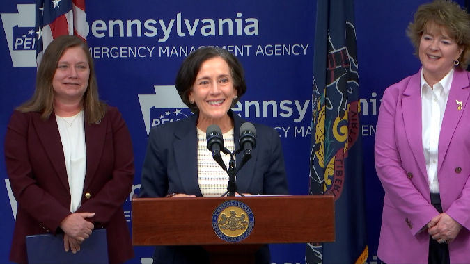 DHS Secretary Val Arkoosh announces a new security feature that allows Pennsylvanians who receive public benefits to lock their EBT card 