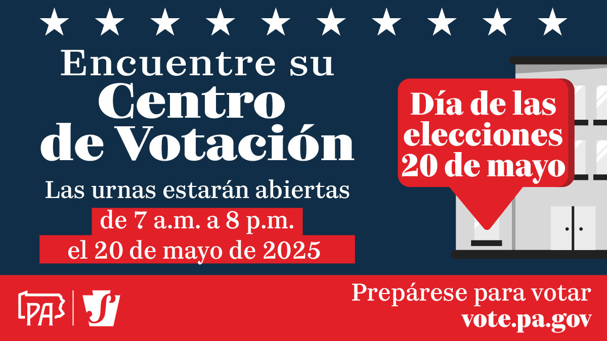 Find your polling place graphic in Spanish