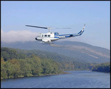 Helicopter Spraying to Control Black Fly Populations