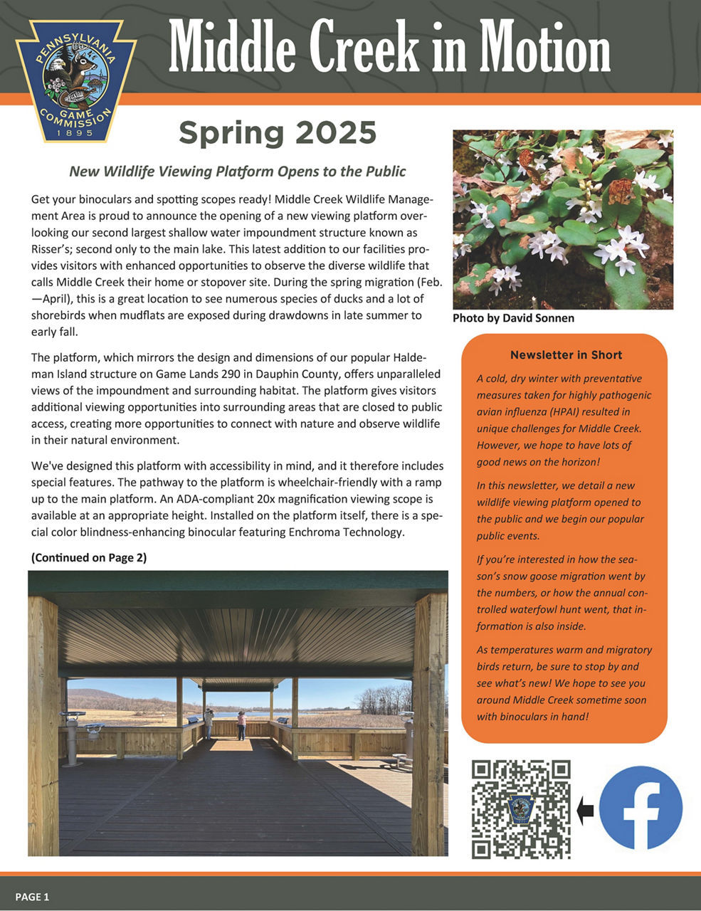 middle creek winter newsletter 2024